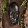 NZ Wood Wheku Mask Sculpture (BX122)