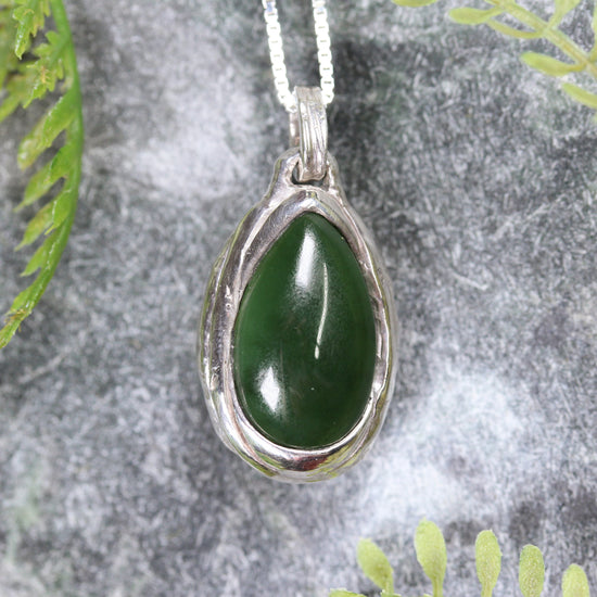 Sterling Silver Pendant Hapopo Pounamu