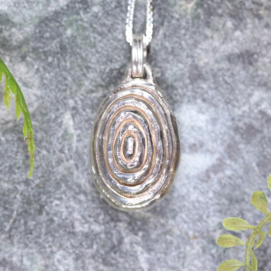 Sterling Silver Pendant Hapopo Pounamu