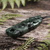 NZ Serpentine Large Manaia Pendant