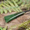 NZ Greenstone Medium Toki Pendant Hapopo Pounamu