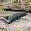 NZ Greenstone Medium Toki Pendant Inanga Pounamu