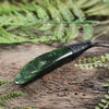 NZ Greenstone Medium Roimata Pendant Kawakawa Pounamu