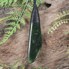 NZ Greenstone Medium Roimata Pendant Kawakawa Pounamu