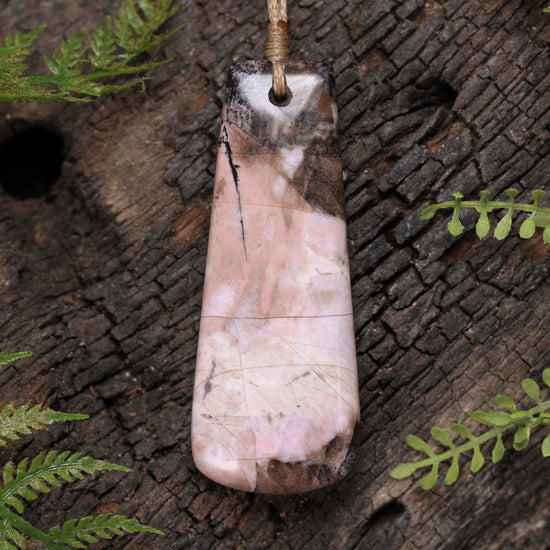 NZ Rhodonite Medium Toki Pendant