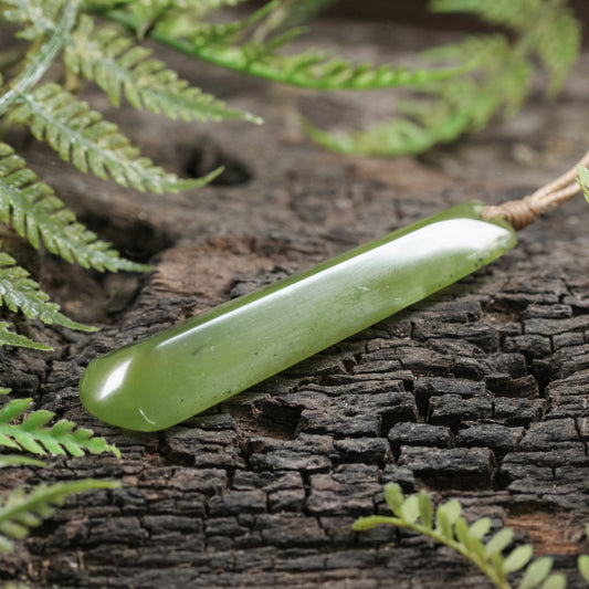 NZ Greenstone Medium Roimata Pendant Tangiwai Pounamu