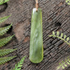 NZ Greenstone Medium Roimata Pendant Tangiwai Pounamu