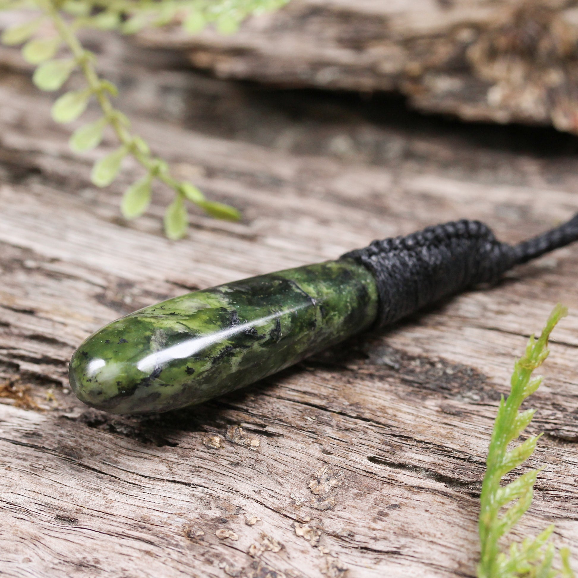 NZ Greenstone Small Roimata Pendant Douglas Creek Pounamu