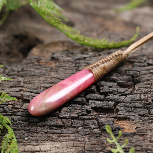 Rhodonite Small Roimata Pendant