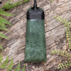 NZ Greenstone Large Toki Pendant Hapopo Pounamu