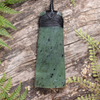 NZ Greenstone Large Toki Pendant Hapopo Pounamu