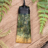 NZ Greenstone Large Toki Pendant Flower Jade Pounamu