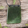 NZ Greenstone Medium Toki Pendant Rimu Pounamu