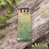 NZ Greenstone Small Toki Pendant Raukaraka Pounamu