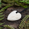 NZ Bone Small Heart Pendant