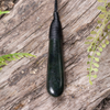 NZ Greenstone Small Roimata Pendant Rimu Pounamu