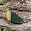 NZ Greenstone Large Kōuma Breastplate Pendant Flower Jade Pounamu