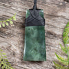 NZ Greenstone Medium Toki Pendant Kawakawa Pounamu