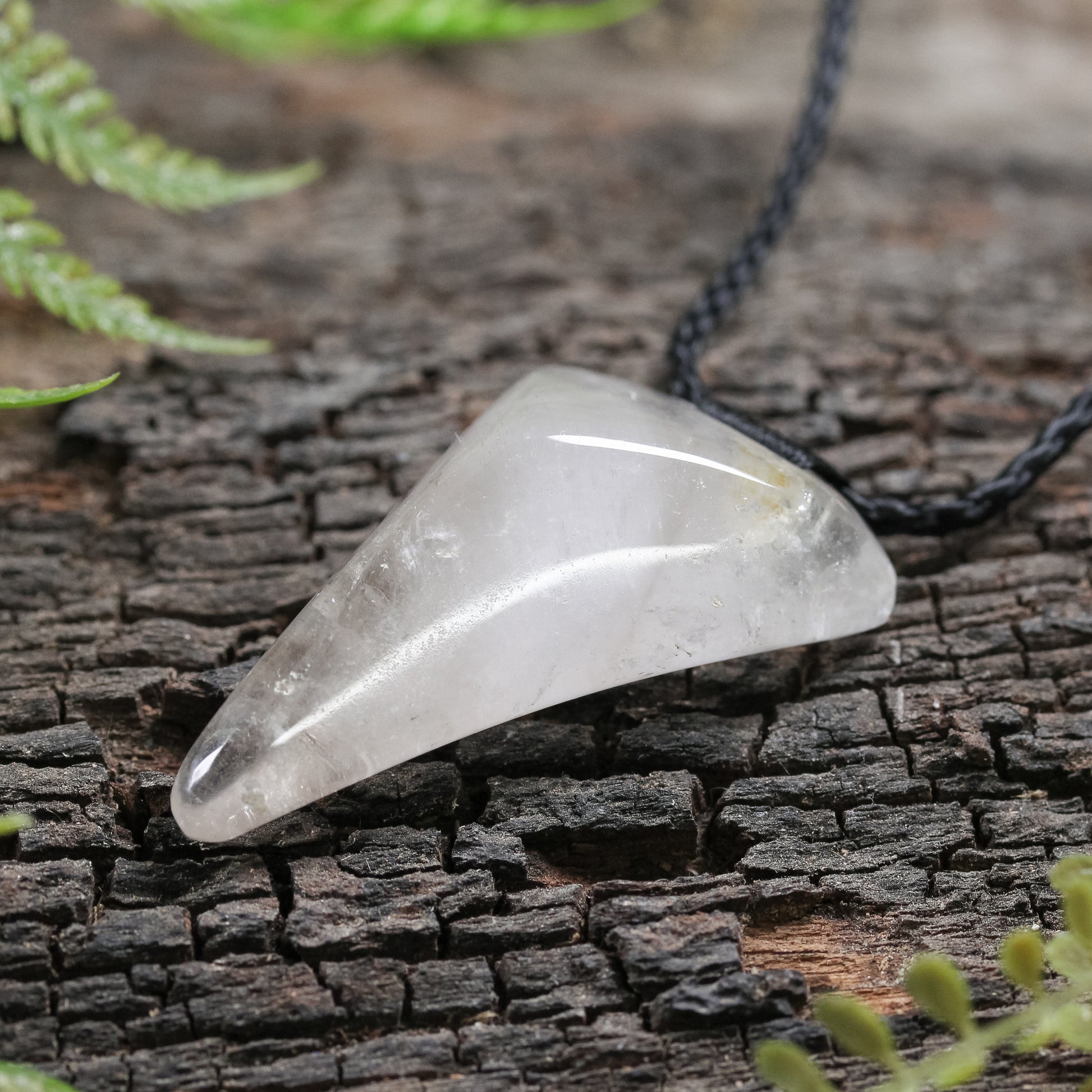Smokey Quartz XSmall Niho Taniwha Tooth Pendant