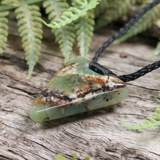 Chrysoprase XSmall Niho Taniwha Tooth Pendant