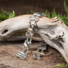 Pāua Sterling Silver Set Linked Bracelet