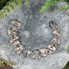 Pāua Sterling Silver Set Linked Bracelet