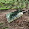 NZ Greenstone Small Toki Pendant Flower Jade Pounamu
