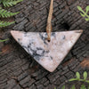 NZ Rhodonite Small Kōuma Breastplate Pendant
