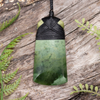 NZ Greenstone Medium Toki Pendant Flower Jade Pounamu