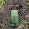 NZ Greenstone Small Toki Pendant Flower Jade Pounamu