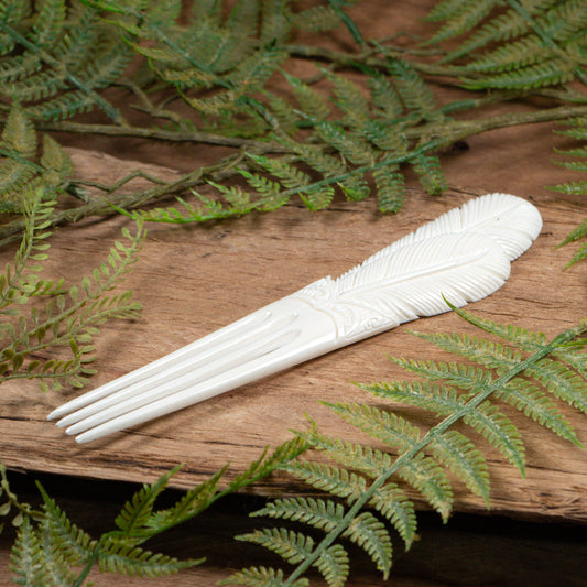 Bone Heru XLarge Hair Comb (CB471)