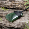 NZ Greenstone Small Toki Pendant (CB832) Hapopo Pounamu