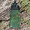 NZ Greenstone XLarge Toki Pendant Flower Jade Pounamu