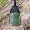 NZ Greenstone XSmall Toki Pendant  Kawakawa Pounamu