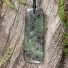 NZ Greenstone Medium Toki Pendant Rimu Pounamu