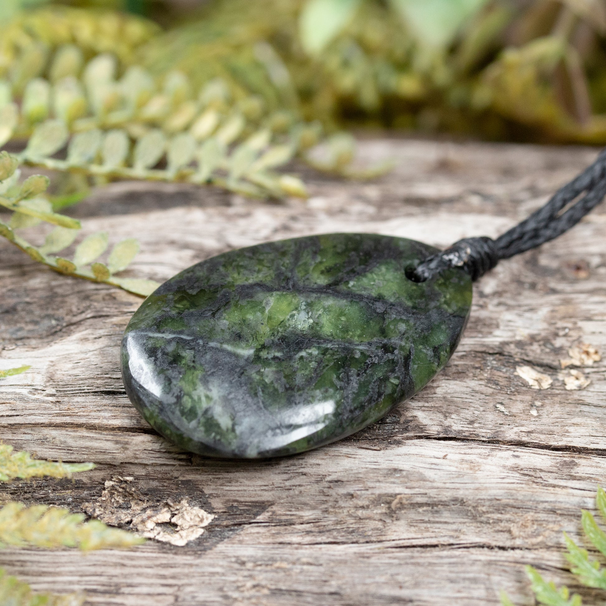 NZ Greenstone Small Roimata Pendant Douglas Creek Pounamu