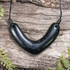 NZ Serpentine Medium Kōuma Breastplate Pendant
