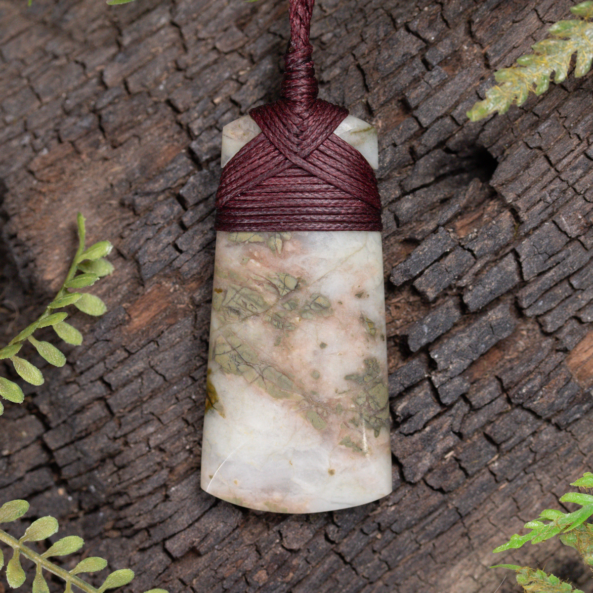NZ Thulite Small Toki Pendant