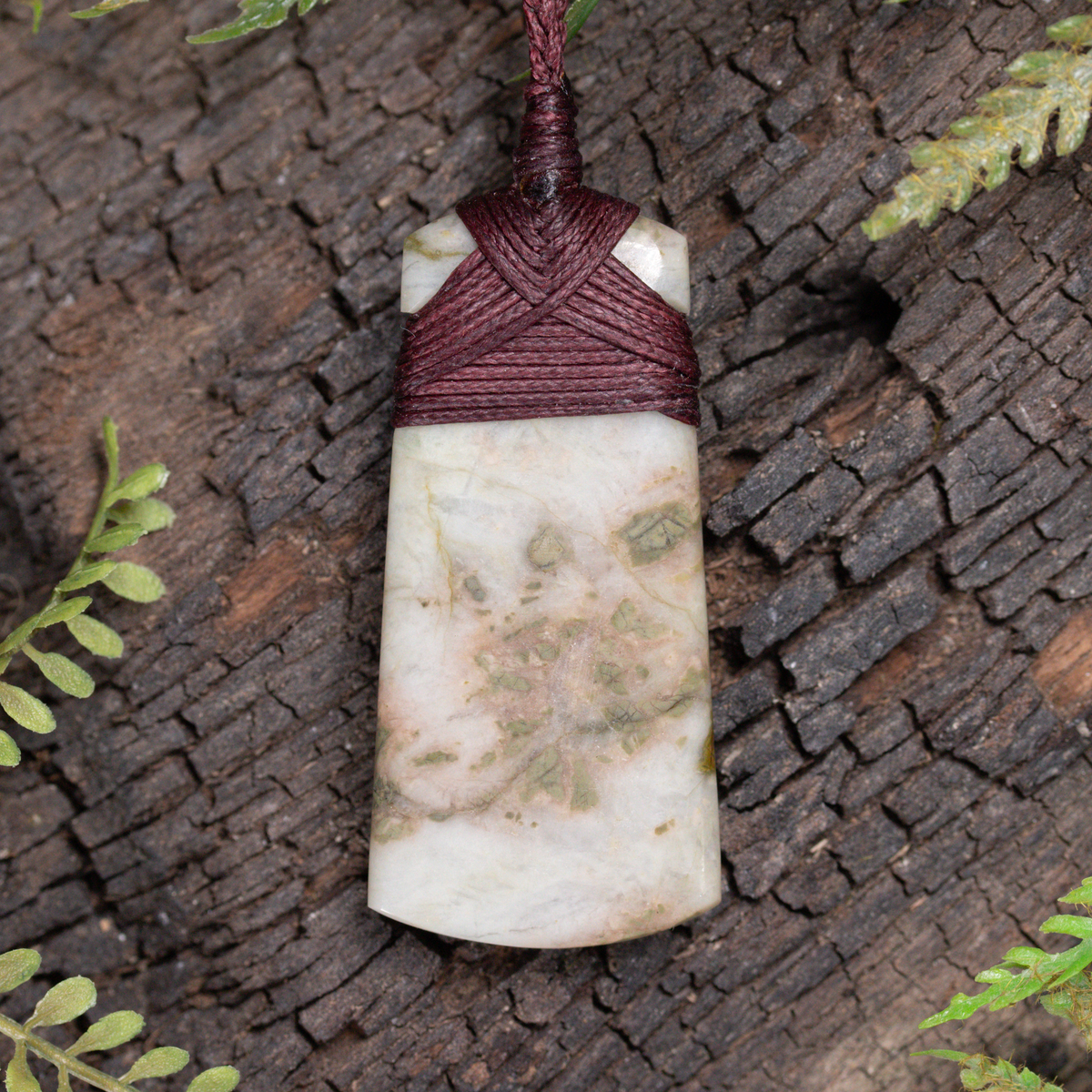 NZ Thulite Small Toki Pendant