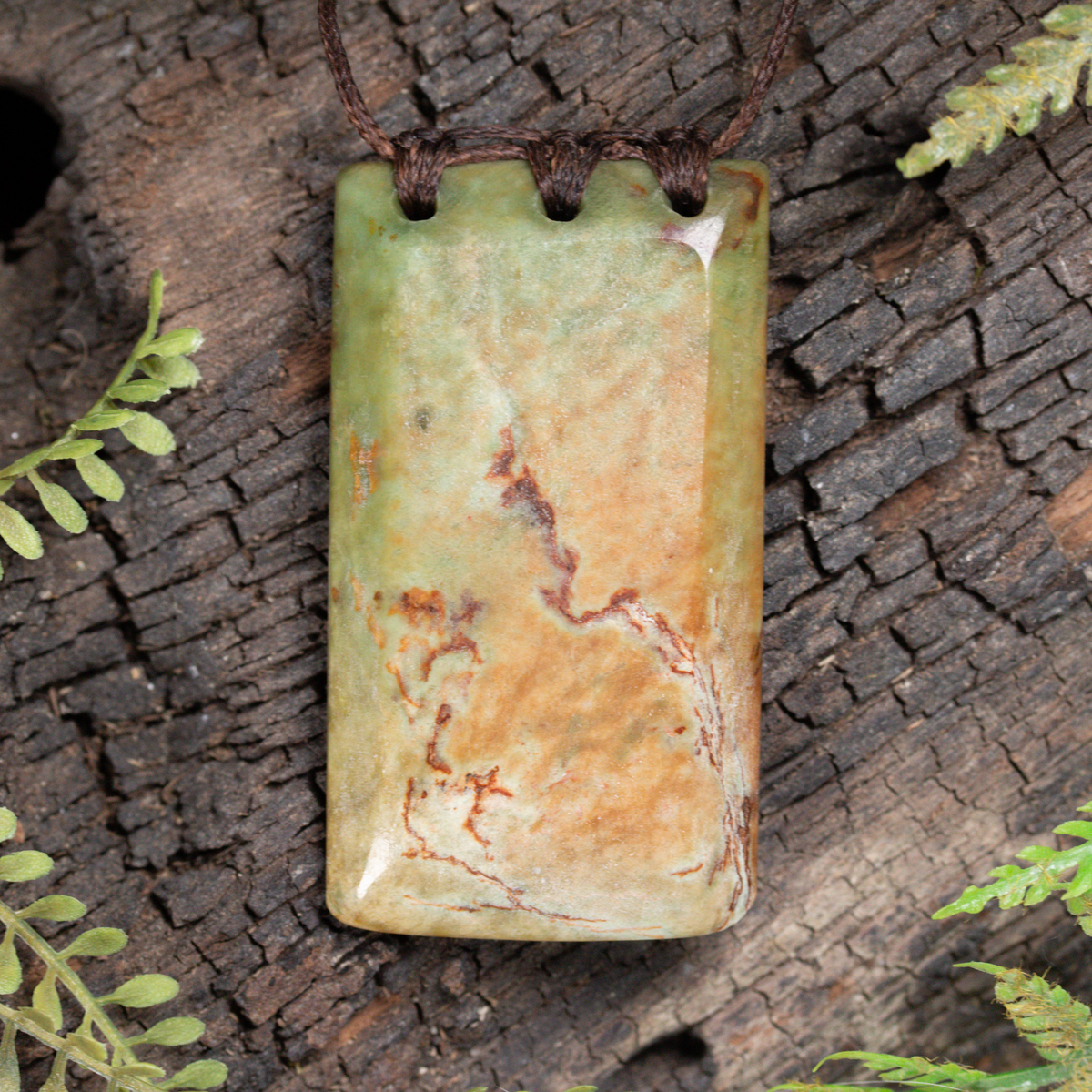 NZ Greenstone Small Toki Pendant Raukaraka Pounamu