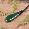 NZ Greenstone Small Roimata Pendant Hapopo Pounamu