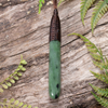 NZ Greenstone Medium Freeform Roimata Pendant Hapopo Pounamu