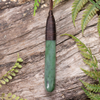 NZ Greenstone Medium Freeform Roimata Pendant Hapopo Pounamu