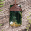 NZ Greenstone Medium Toki Pendant Flower Jade Pounamu