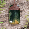 NZ Greenstone Medium Toki Pendant Flower Jade Pounamu