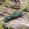 NZ Greenstone Medium Tūī Pendant Tangiwai Pounamu