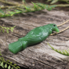 NZ Greenstone Medium Tūī Pendant Kahurangi Pounamu