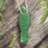 NZ Greenstone Medium Tūī Pendant Kahurangi Pounamu
