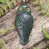 NZ Greenstone Large Ruru Pendant Tangiwai Pounamu