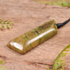 NZ Greenstone Medium Freeform Pendant (BT756) Flower Jade Pounamu